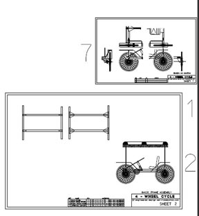 DIY 4 wheel bicycle plans